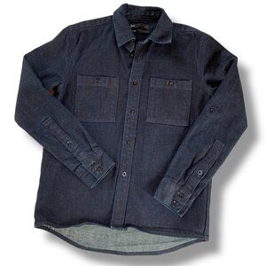 3x1 all cotton button front selvedge denim shirt. Size XS